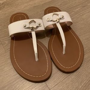 Kate Spade ♠️ White Sandals